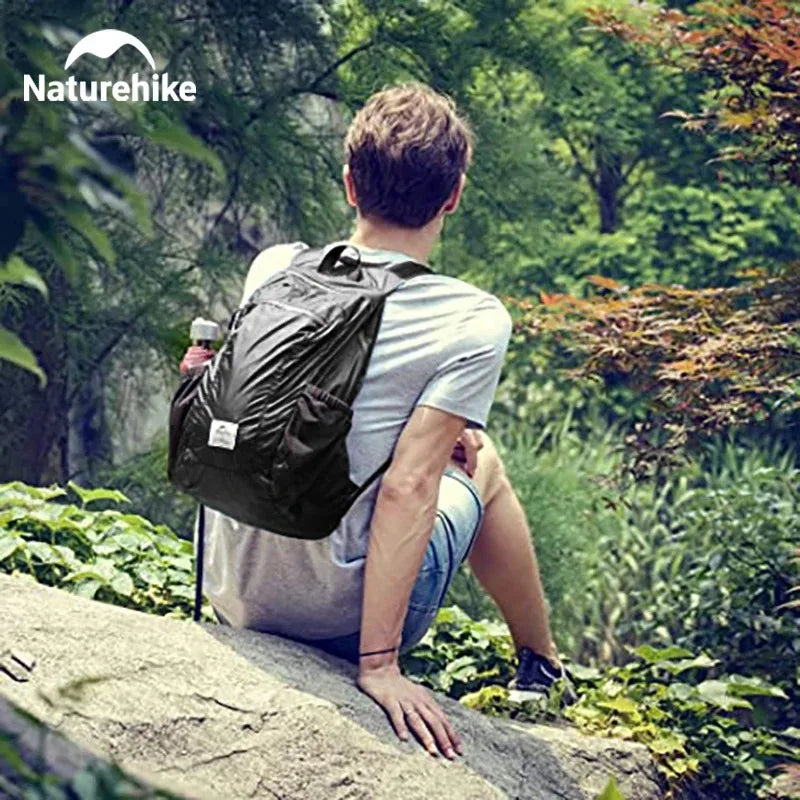 Naturehike Ultra Lightweight 18L Camping Backpack Portable Waterproof Nylon Bags Man Outdoor Hiking Sports Travel Backpack