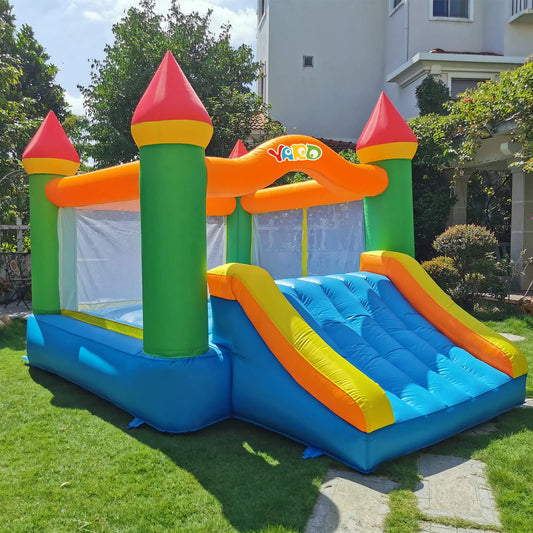 Inflatable Bounce House With Slide For Kids Outdoor Indoor Play