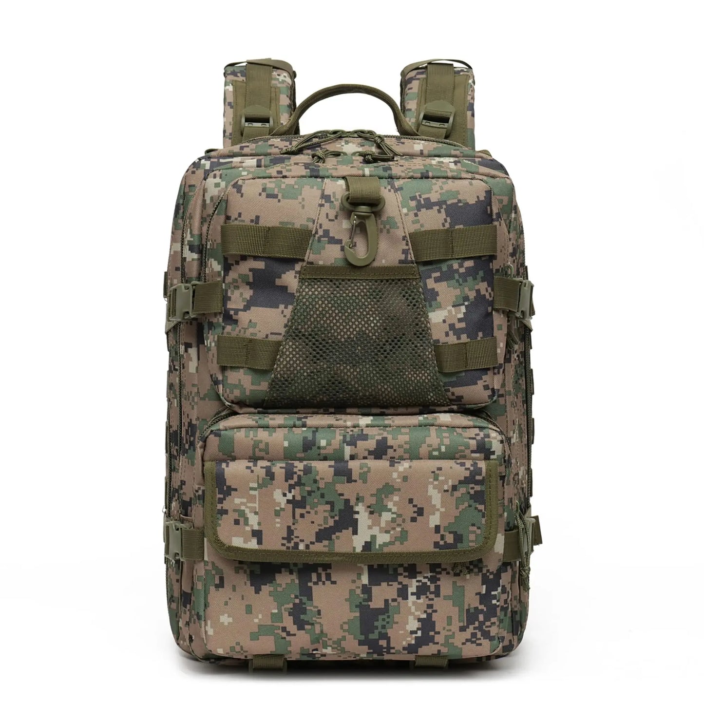50L Camouflage Tactical Backpack MOLLE Hiking Rucksack Desert Pattern