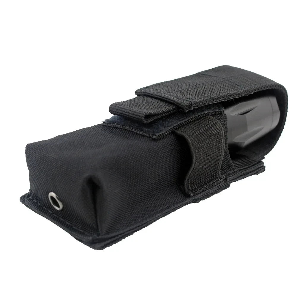 Tactical Molle Flashlight Pouch And Magazine Holder For EDC