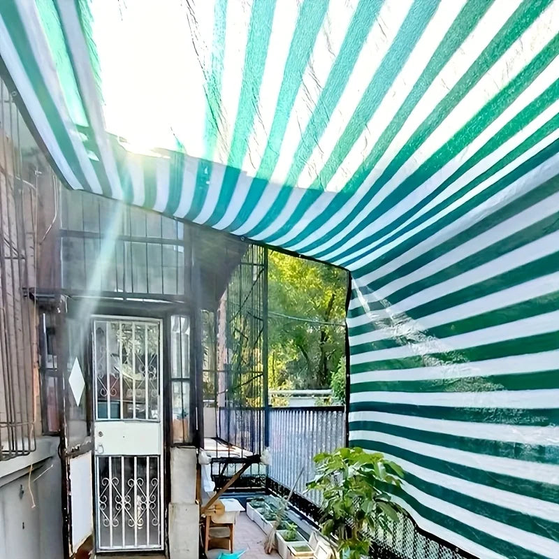 Plant Sunshade Net, Outdoor Sunshade Net, Sunshade Net, with High-Density Meshes and Plastic-Reinforced Copper Eyelets, Uv-Resistant, Suitable for Greenhouses, Terraces and Pavilions