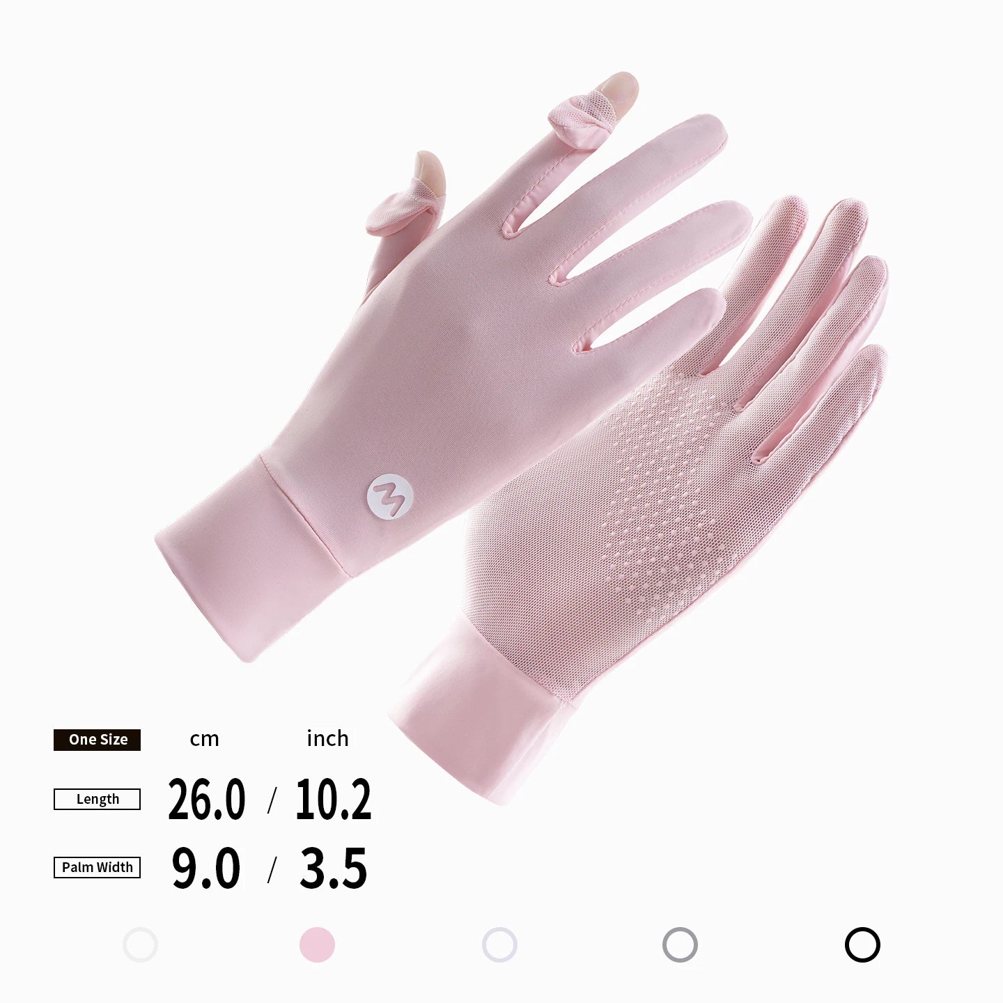 Summer Sunshade Gloves Quick Drying Touch Screen Outdoor Sports Cycling Gloves Breathable Non Slip UV Sun Protection Gloves