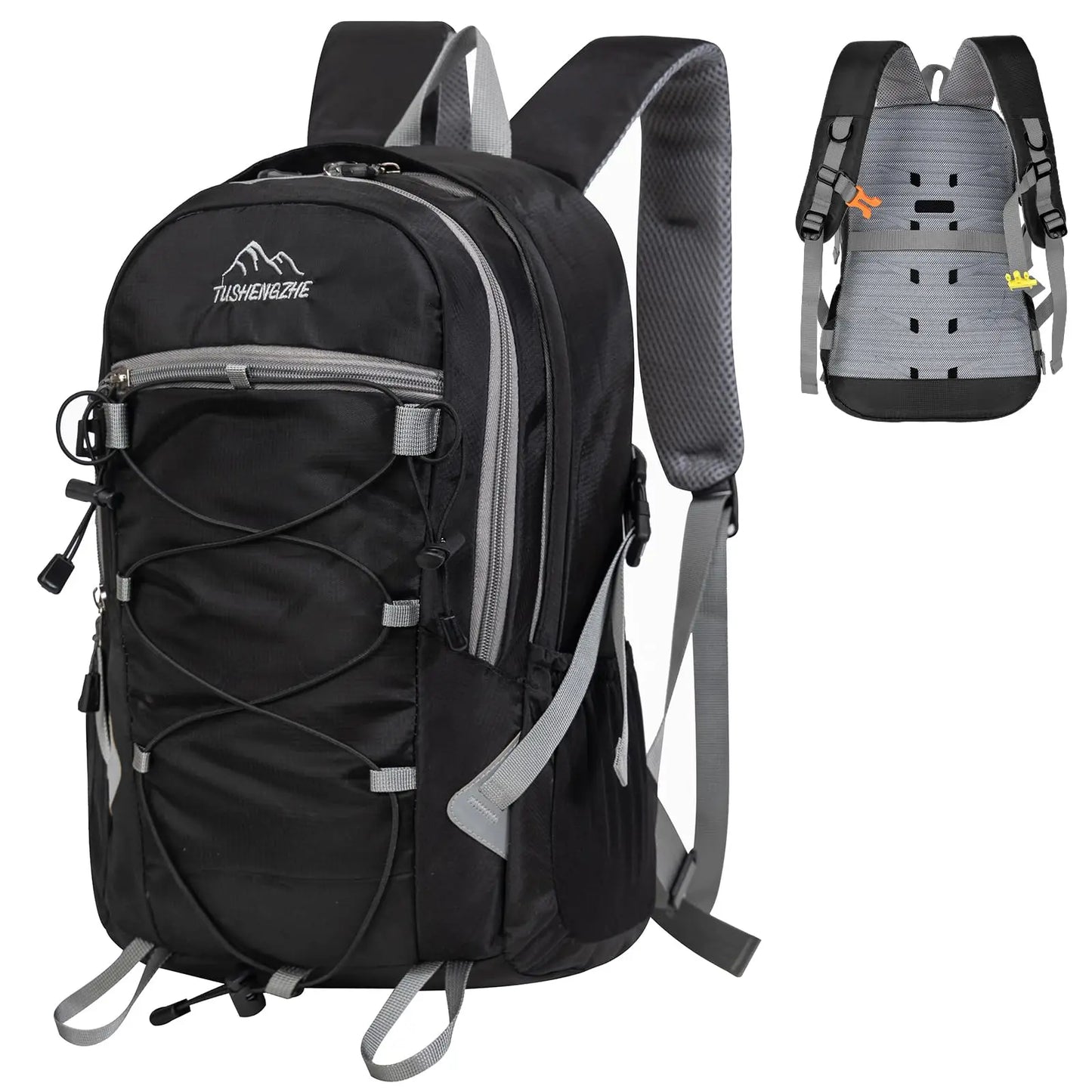 15L Waterproof Lightweight Hiking Backpack With EVA Backpanel Chest Strap For Camping Travel Outdoor