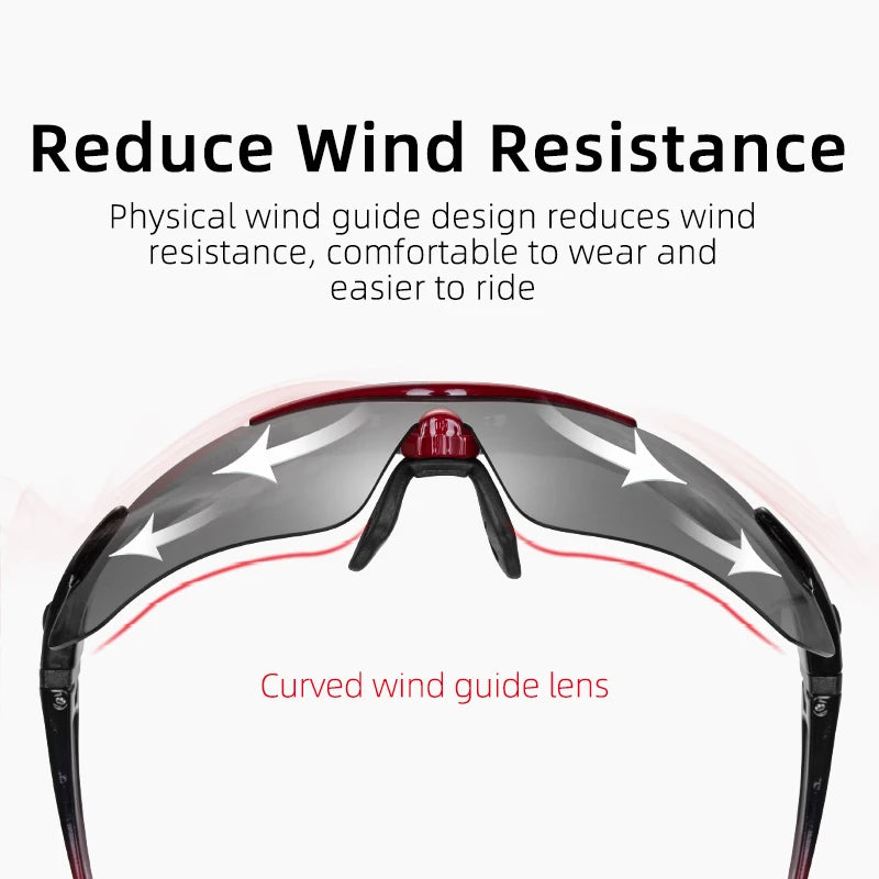 ROCKBROS Cycling Glasses Bike Bicycle Glasses MTB Road Cycling Glasses UV400 Sunglasses Myopia Frame MTB Mountain Bicycle Goggles