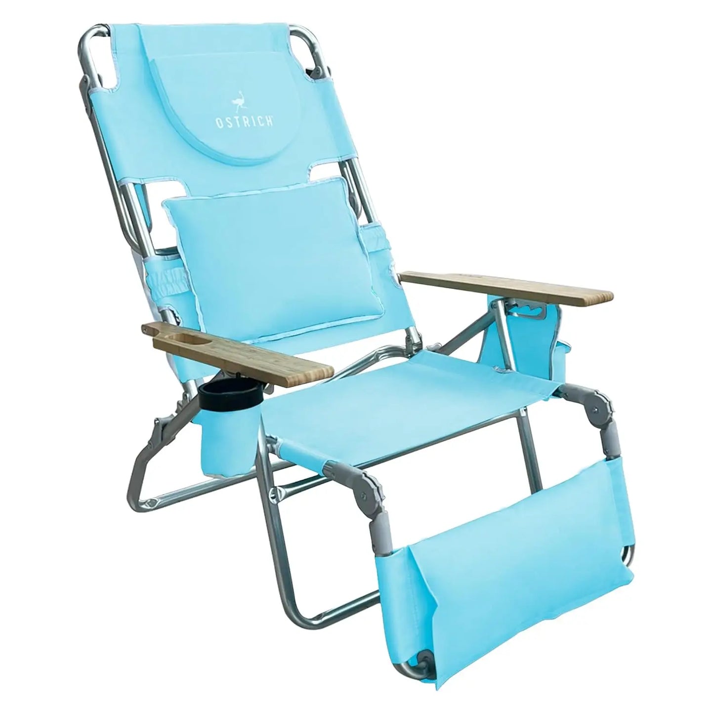 Deluxe 3N1 Reclining Lounge Chair Outdoor Lounger Premium