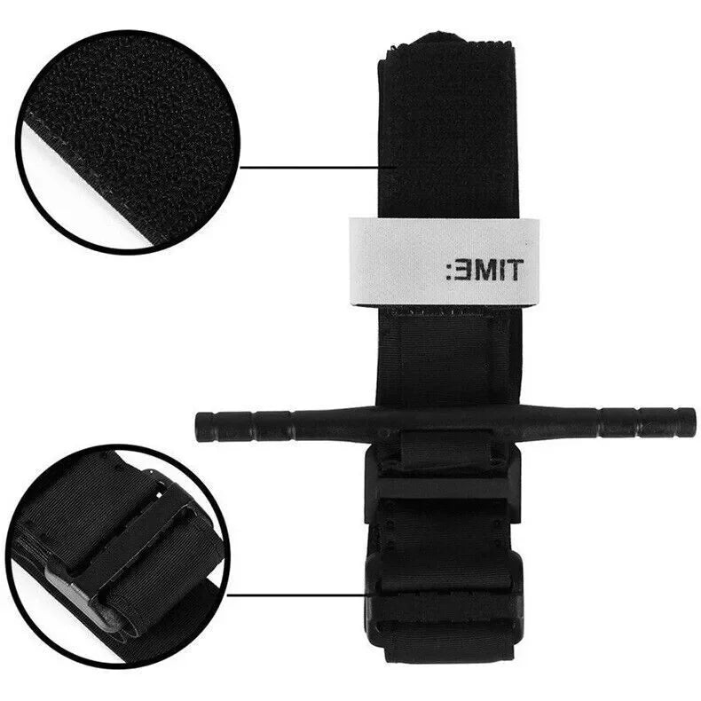 One Hand Emergency Medical Tourniquet For Outdoor First Aid Kit