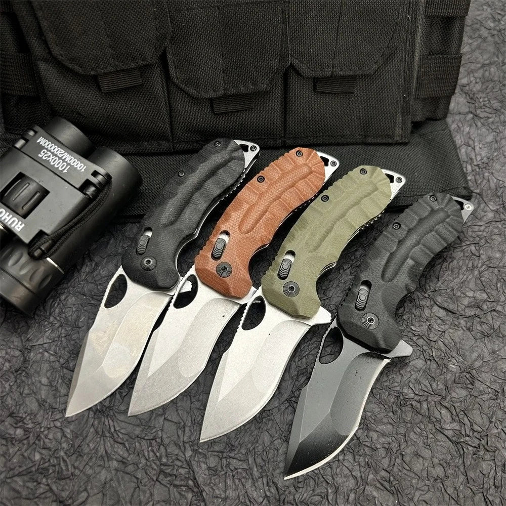 Outdoor Folding Knife Four-color Portable Knife EDC High Quality Folding Pocket Knife Fishing Backpacking Hiking Hand Knife