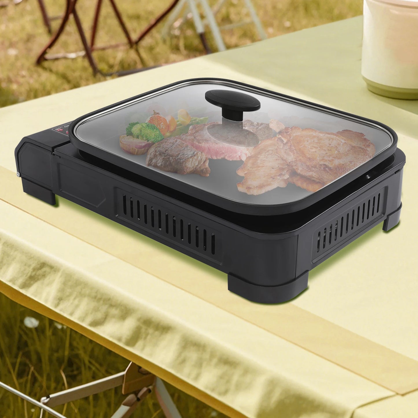 Portable Butane Gas Grill Stove For Outdoor Camping Cooking