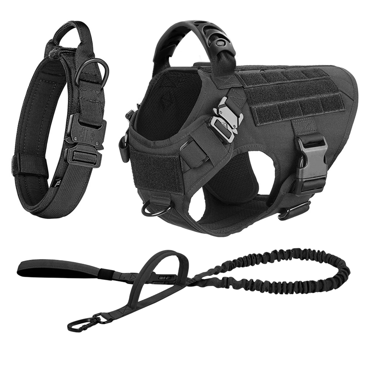 Petravel Quick Release Padded Dog Harness And Leash Set