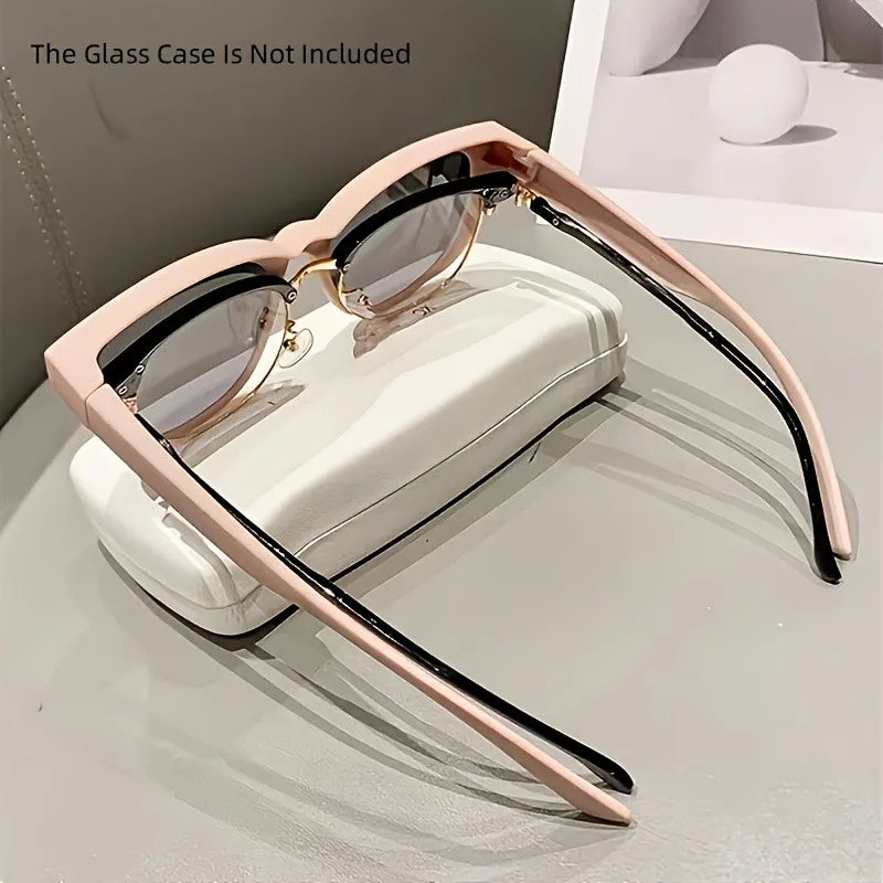 Polarized Anti-Glare Fashion Glasses for Men and Women  Fashionable Fit Over Glasses for Driving Beach and Travel
