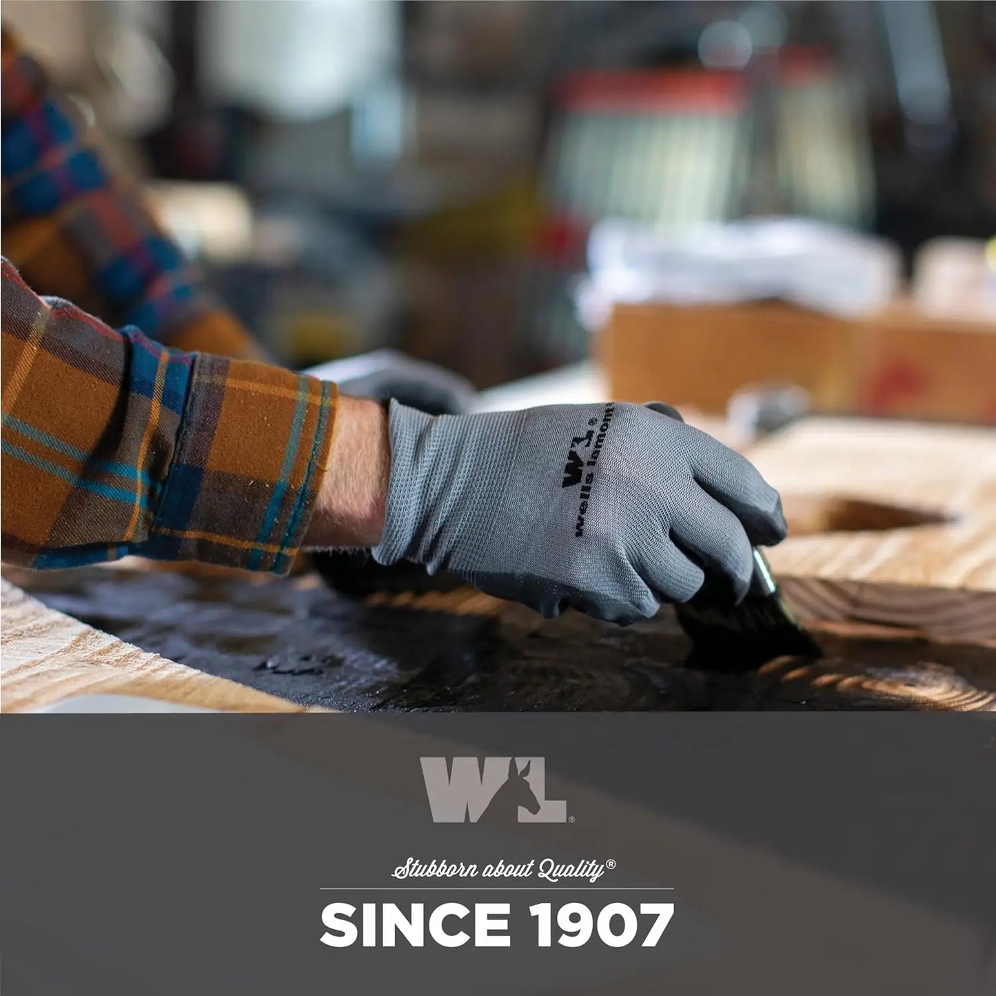 Nitrile Work Gloves with Enhanced Grip for Heavy Duty Tasks and All Day Comfort