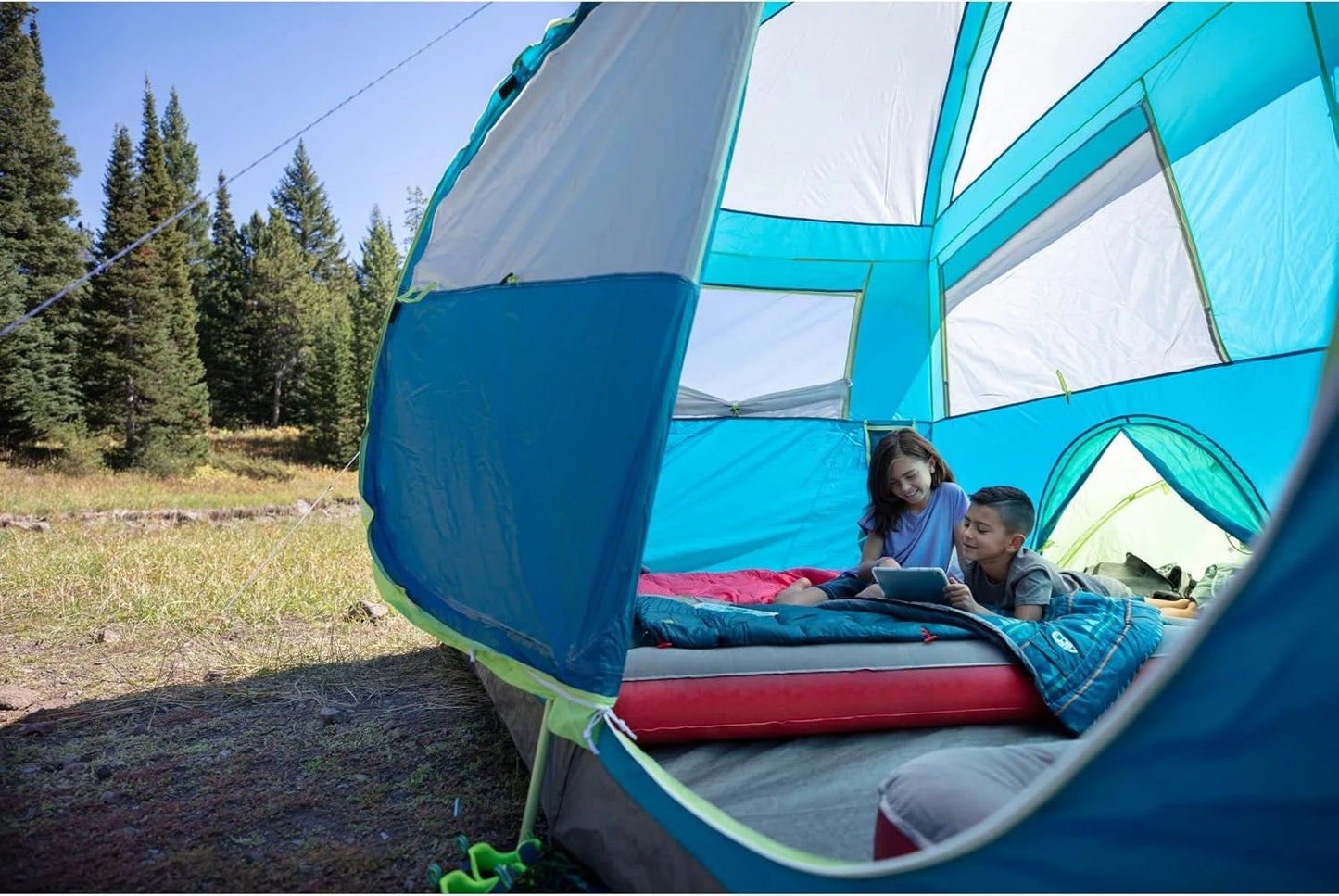 50℉ Glow In Dark Kids Youth Sleeping Bag Fit Kids Under 5ft Washable With Storage Sack For Sleepover Backyard Camping Trip