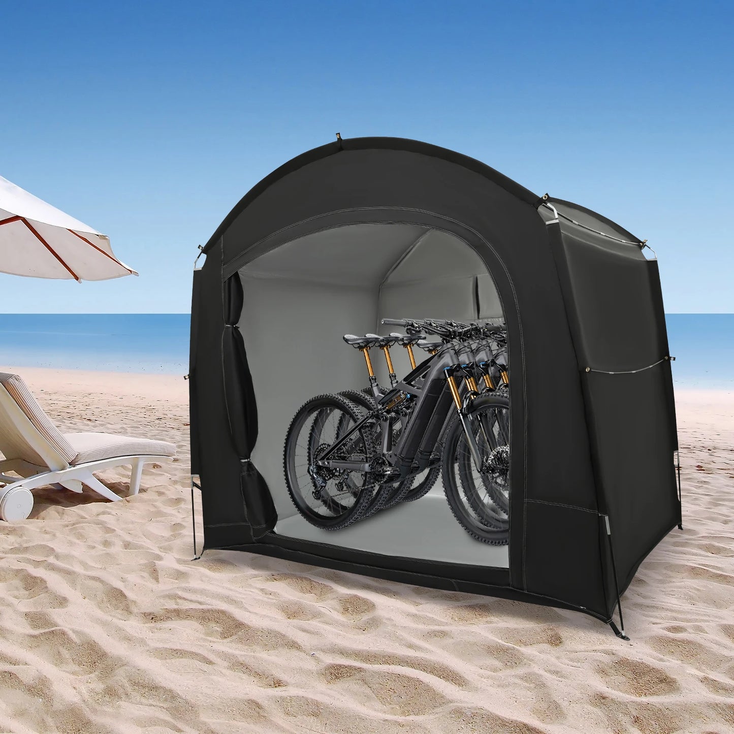 Freestanding Waterproof Bike Storage Tent for Bicycles and Motorcycles