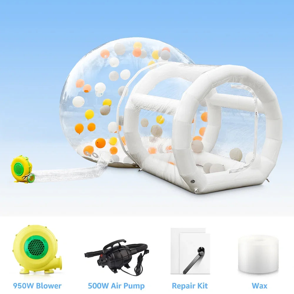 Inflatable Bubble House Clear Dome Tent for Weddings Parties And Playtime Ideal for Creating a Magical Party Ambiance