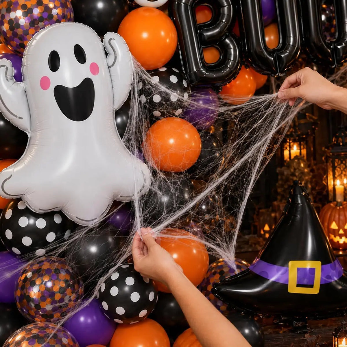 Halloween Balloon Arch Kit for Party Decorations and Festive Events