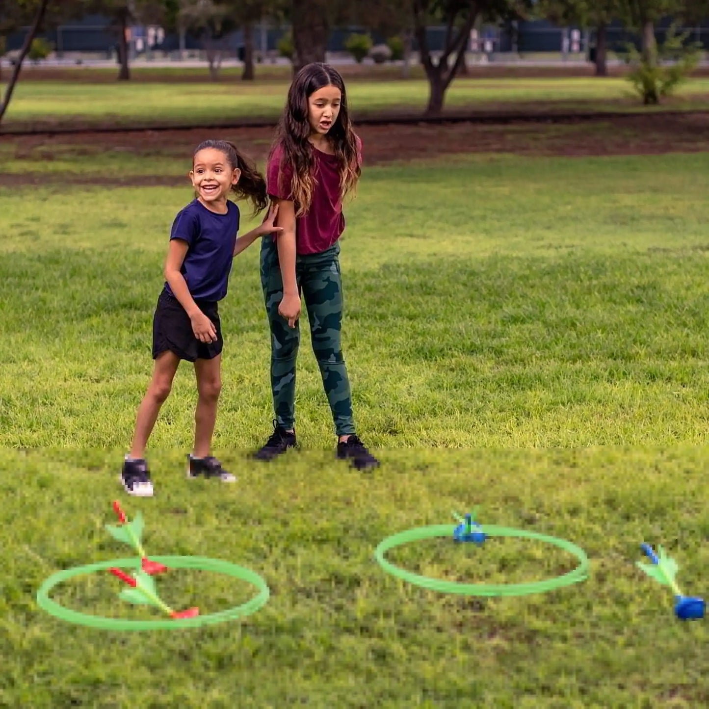 Joyfy Glow In The Dark Lawn Darts Set For Outdoors