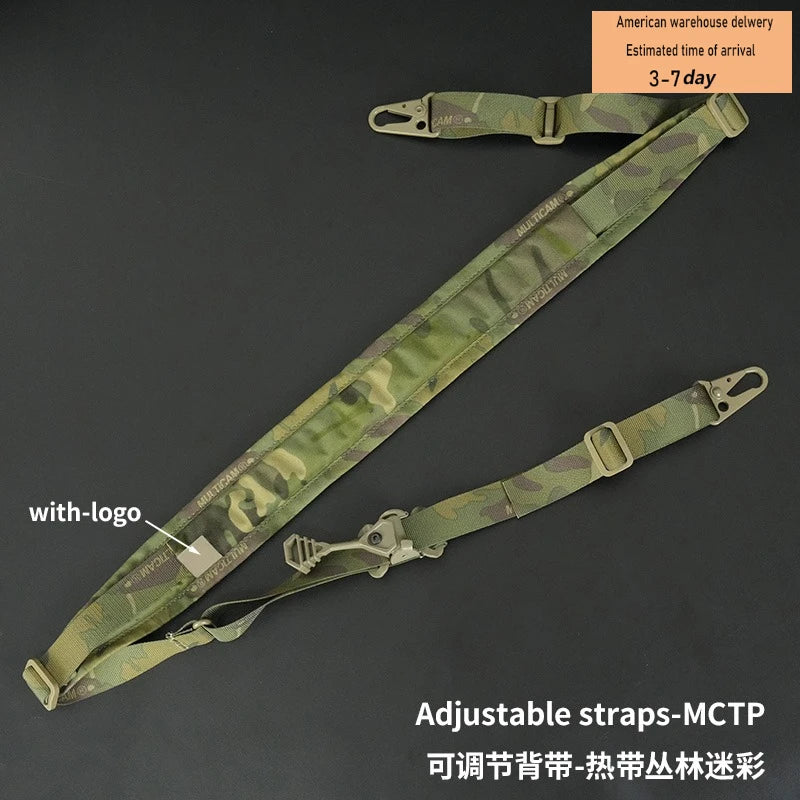 Tactical Rifle Sling Modular Strap Removable Two Point Or One Point Padded