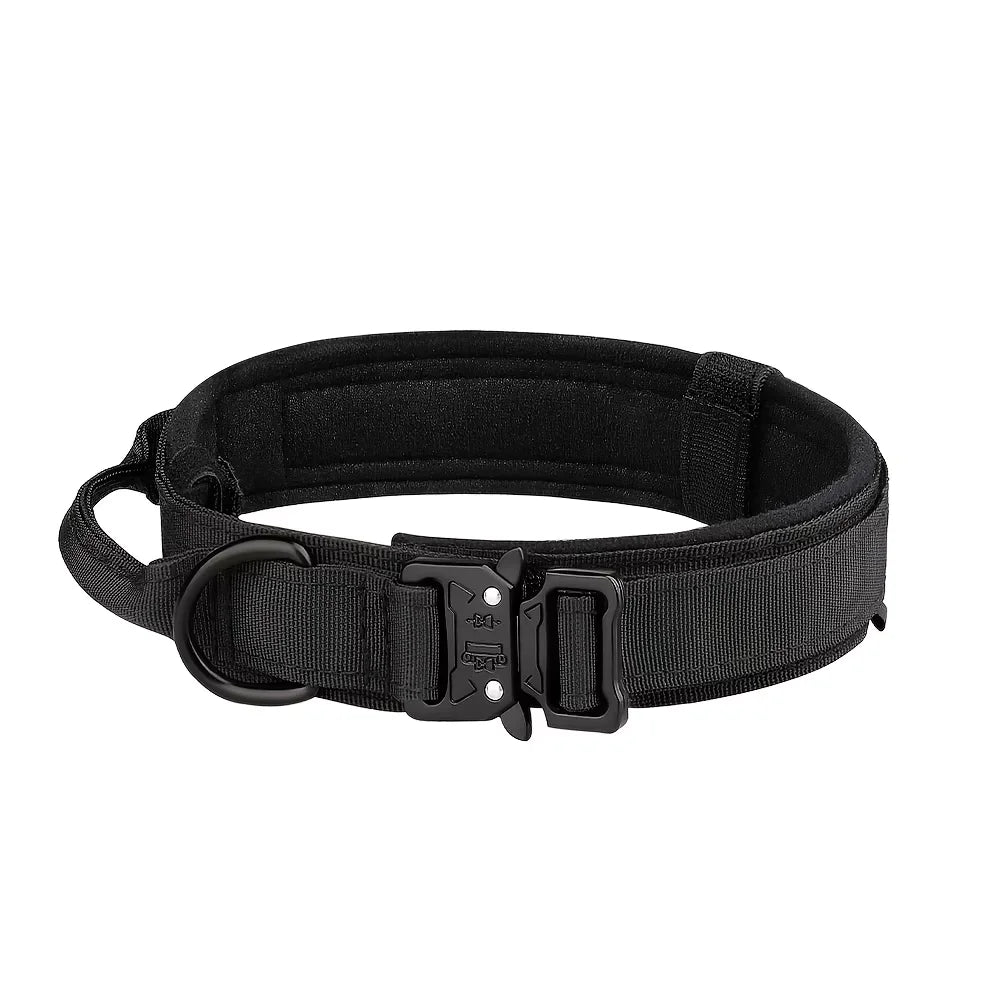 Petravel Adjustable Tactical Dog Collar And Leash Set