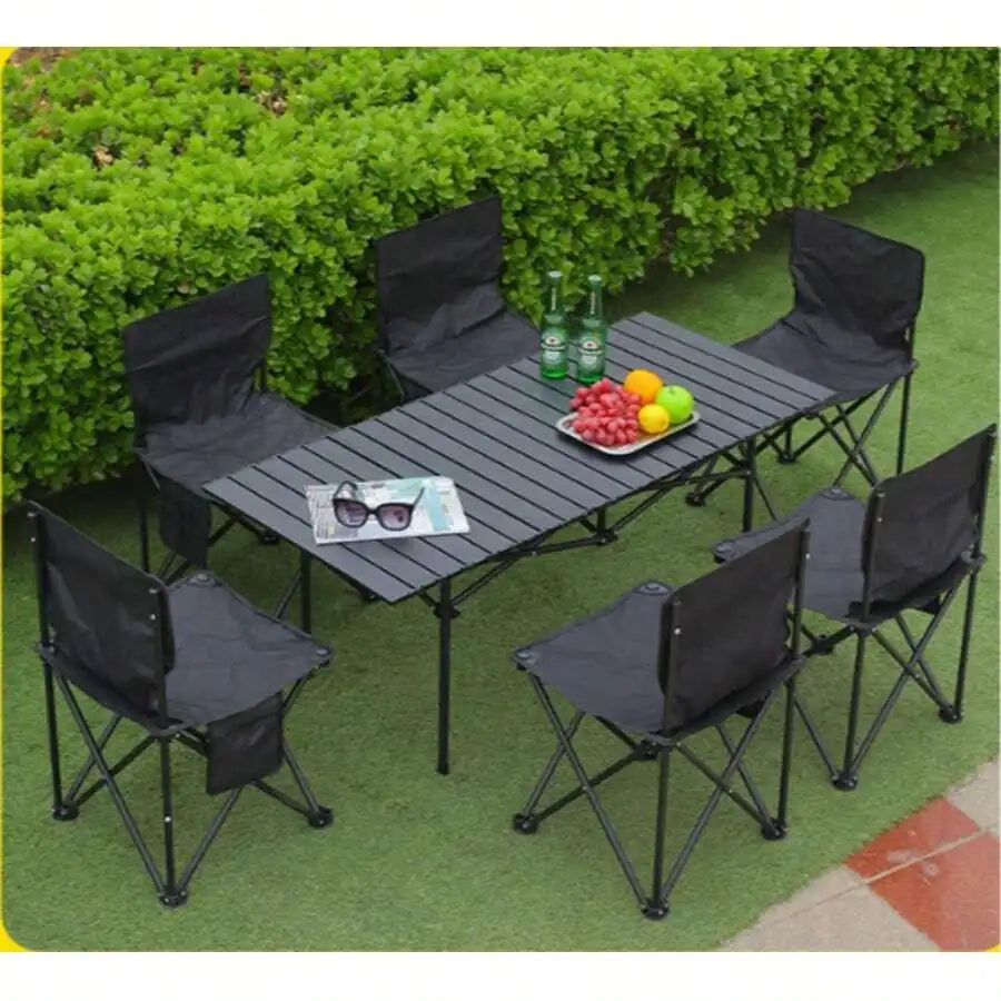 Portable Aluminum Folding Table With Storage Bag For Camping