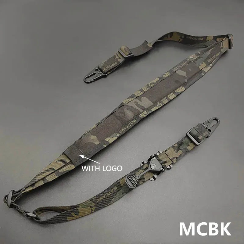 Tactical Rifle Sling Modular Strap Removable Two Point Or One Point Padded