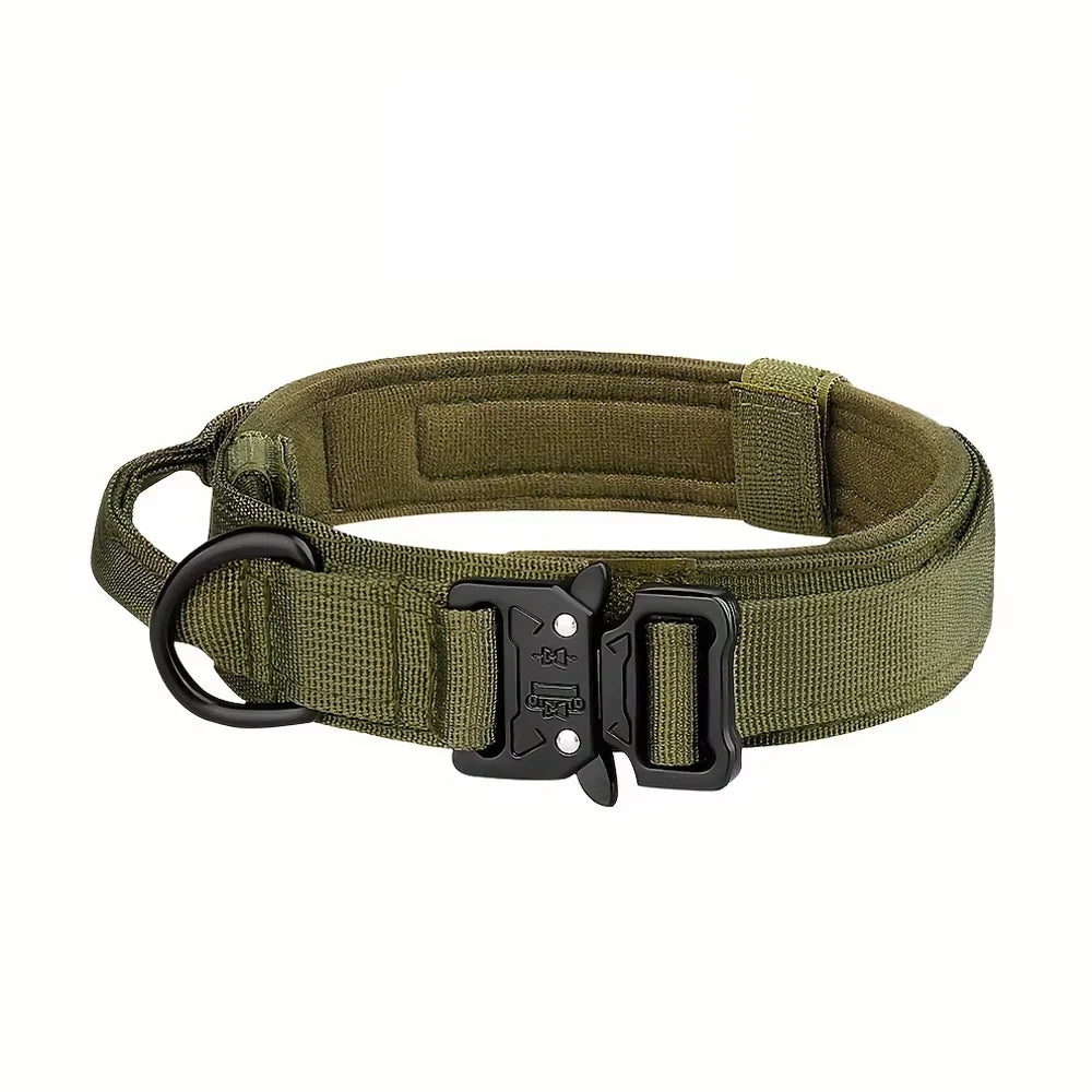 Petravel Adjustable Tactical Dog Collar And Leash Set