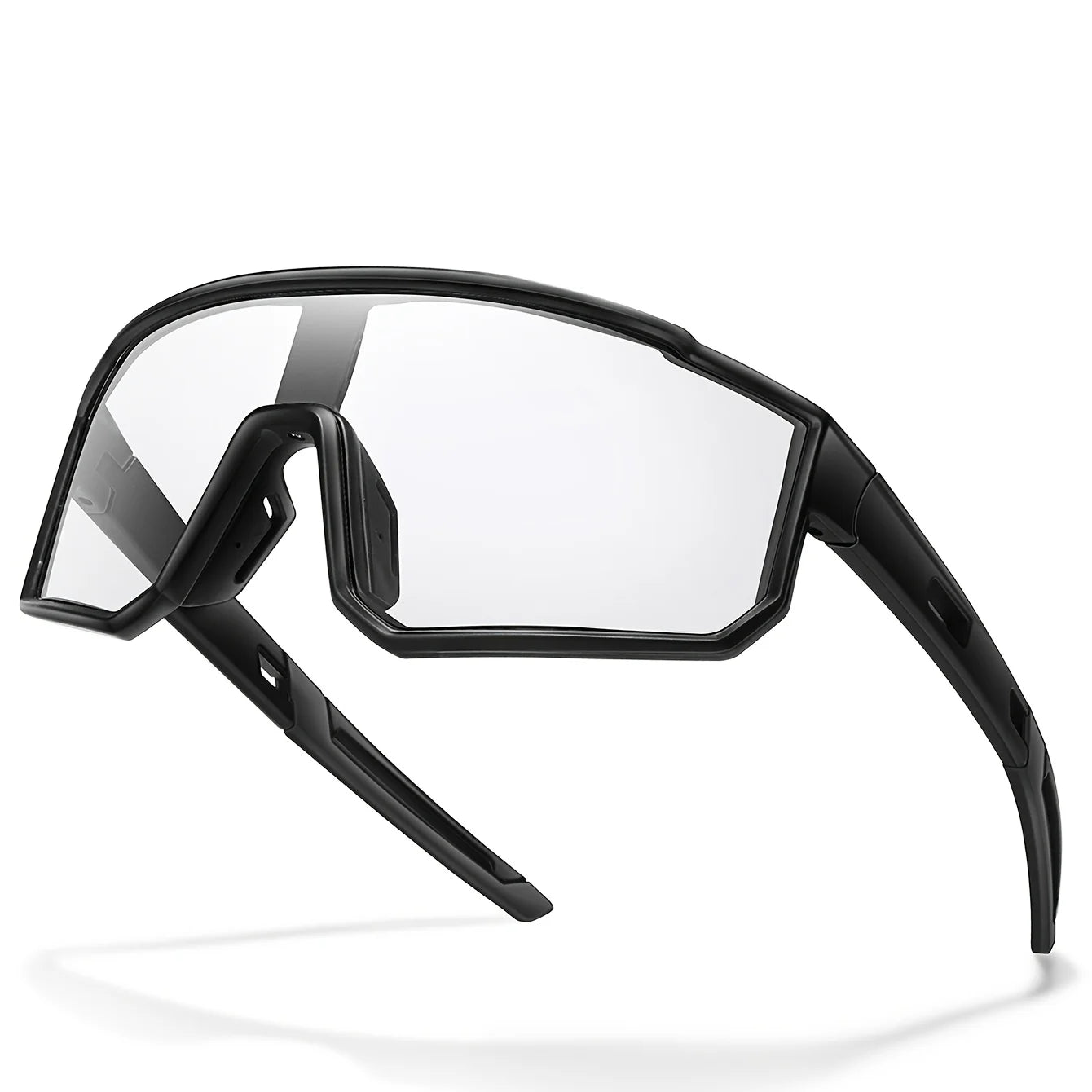 LOISRUBY Photochromic Cycling Glasses, UV-400 Lenses, Outdoor Running and Hiking Fashion Glasses, Unisex