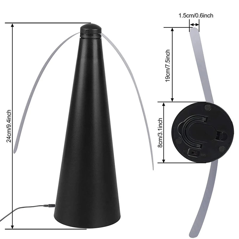Outdoor Fly Repellent Table Fan With 360 Degree Rotation