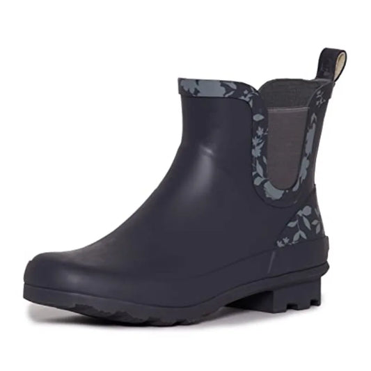 Laura Ashley Waterproof Women's Mid Cut Ankle Rain Boots