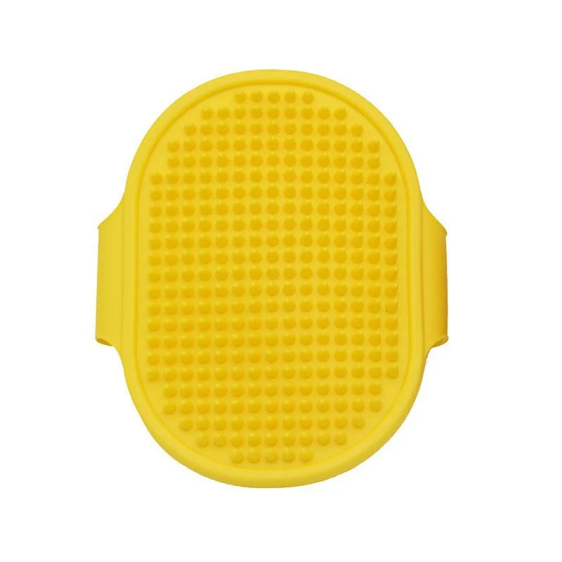 Soft Rubber Pet Bath Brush Grooming Massage Glove For Dogs