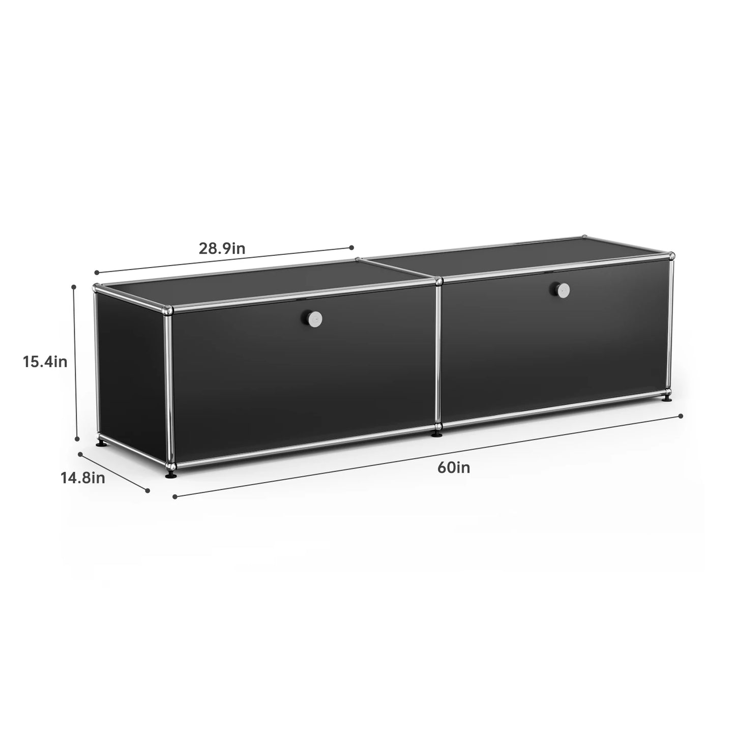 Stainless Steel Storage Cabinet Sideboard For Living Room