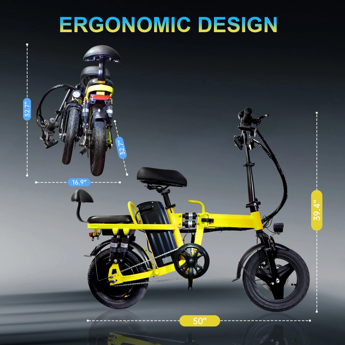 $799 → $599 | Big Sale| AILIFEA9 Warranty 12Month Electric Bike with Basket  750W Peak