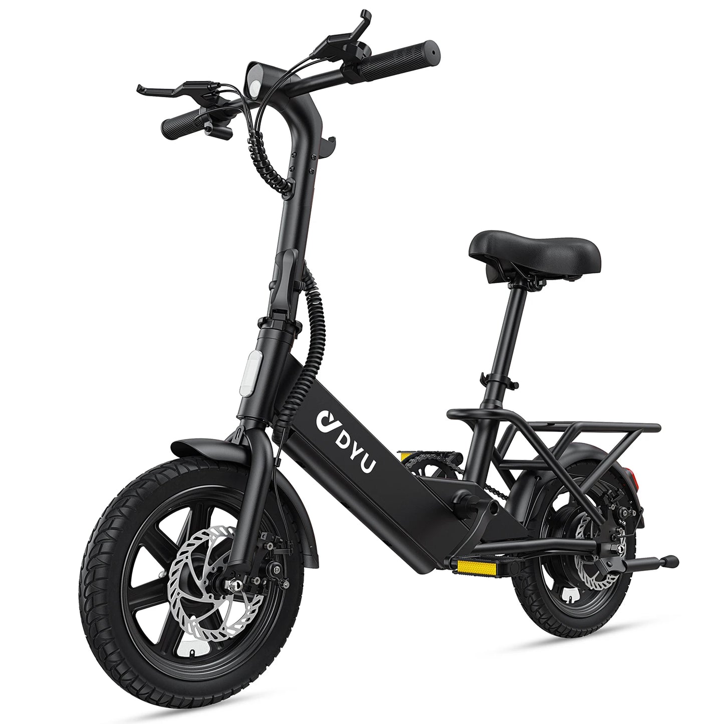 【1 Year Warranty】DYU C3 14 inch Electric Bicycle Peak 500W Motor 36V7.8AH Lithium Battery Electric Bike , E-bike UL2849