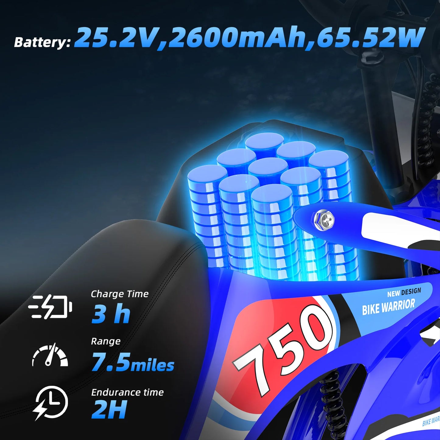 25V Electric Dirt Bike 200W Electric Motorcycle Up to 10MPH Max Speed & 7Miles Long Range 3-Speed Modes Motorcycle for Kids Ages 3-10