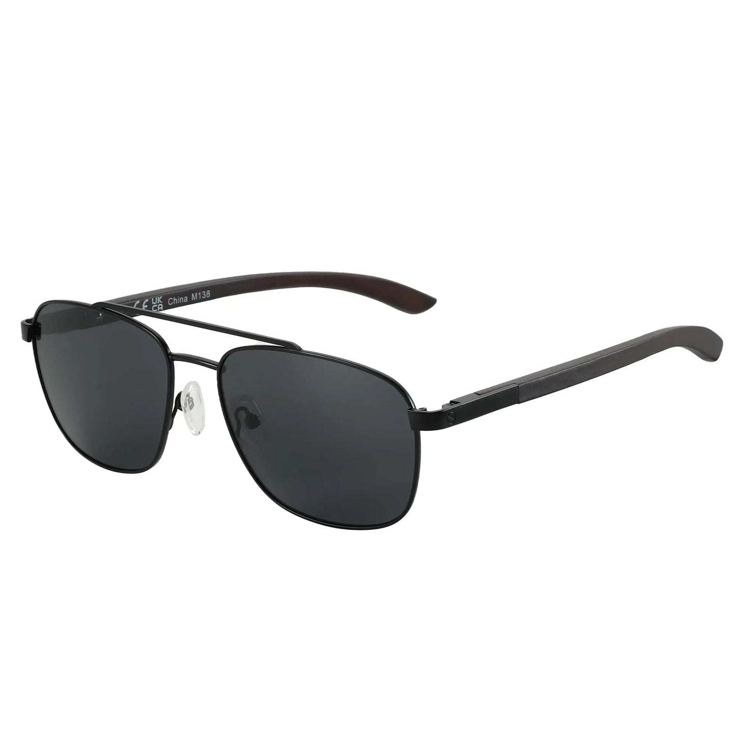 ZENOTTIC Polarized Sunglasses for Men Aviator Wood  100% UV Protection Fishing Driving Golf Sun glasses