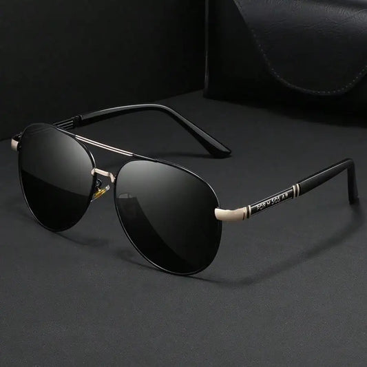 New Luxury Men's Polarized Fashion Glasses Driving Fashion Glasses For Men Women Brand Designer Male Vintage Black Glasses Stylish Eyewear
