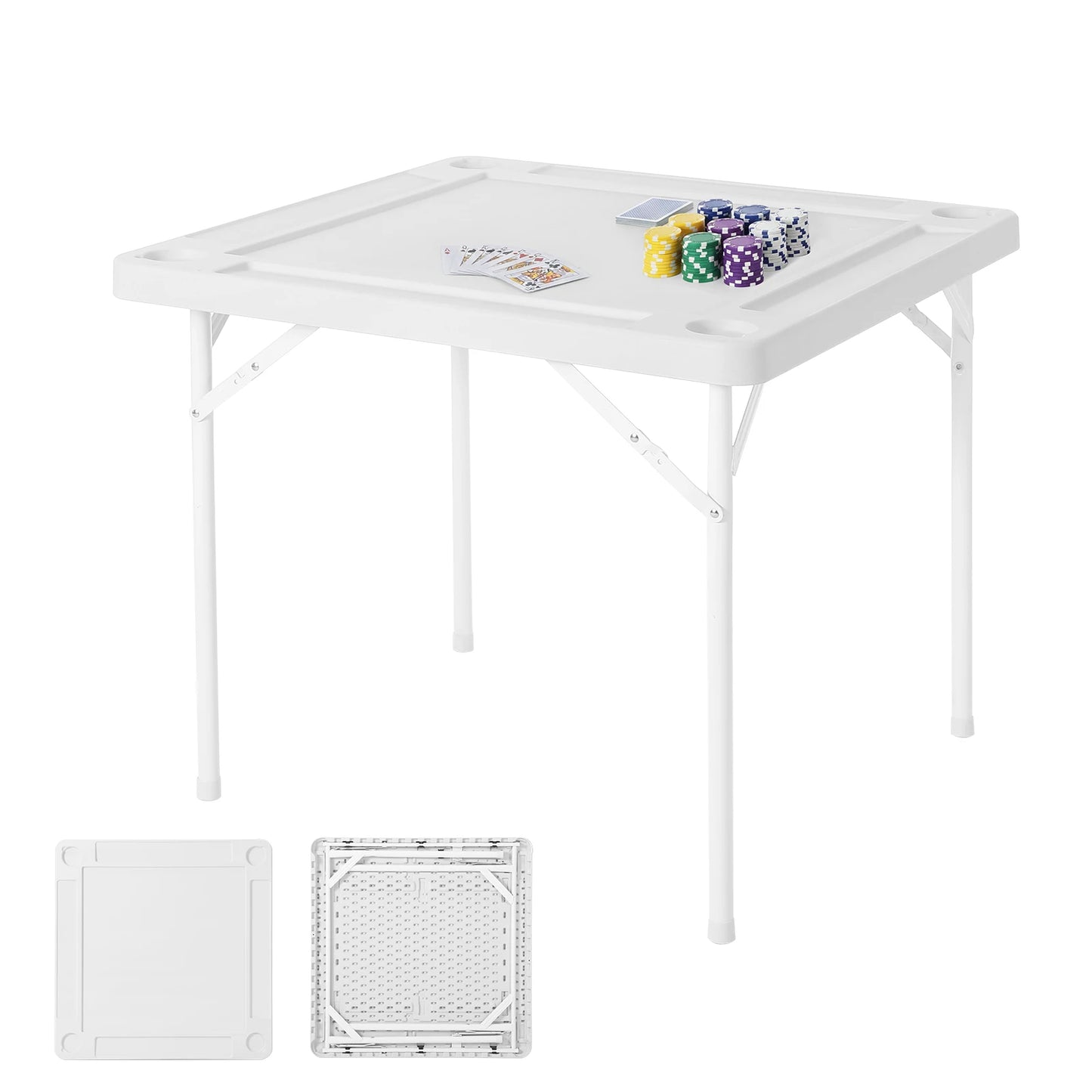Heavy Duty Portable Folding Card Table For Outdoor Gaming