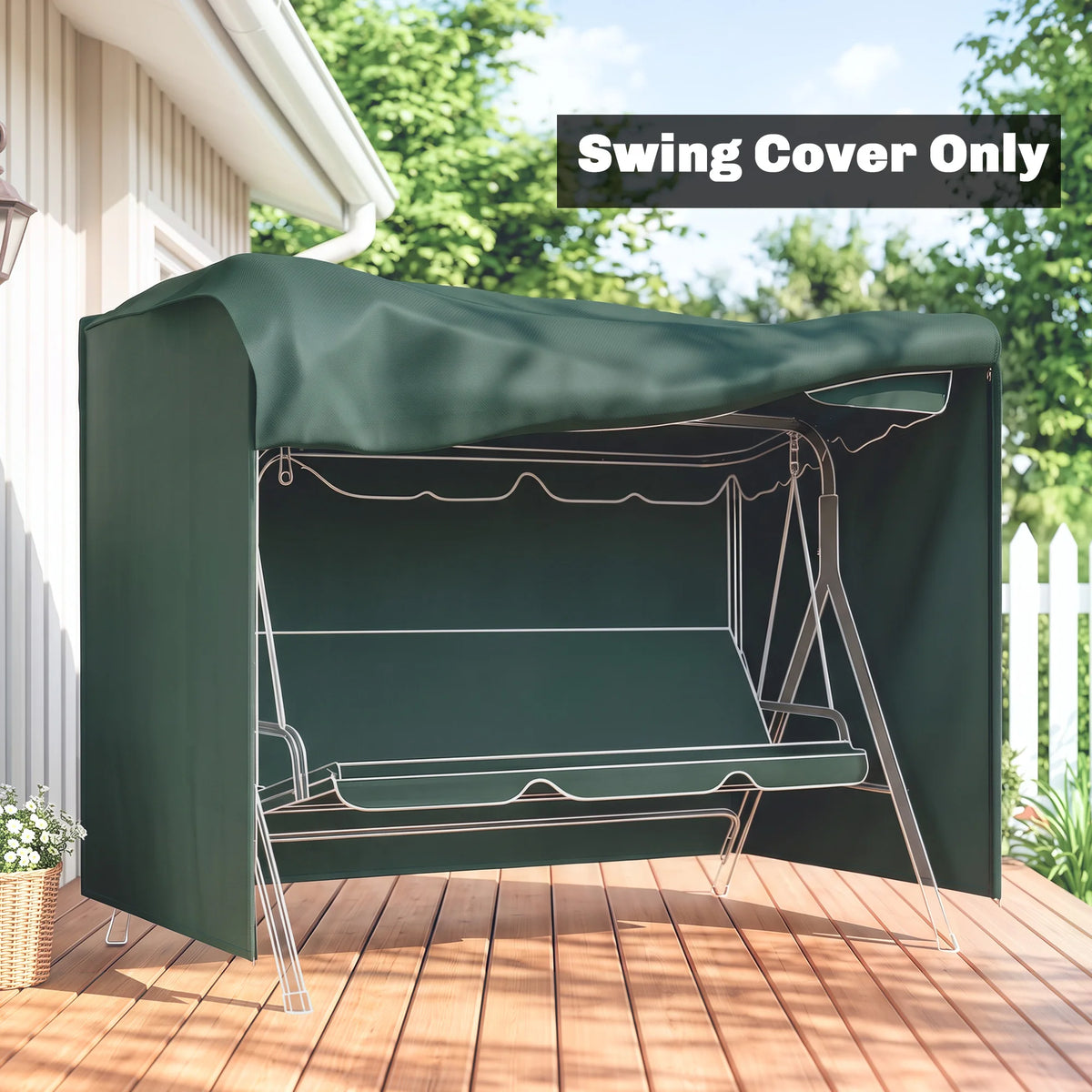Patio Swing Chair Cover Large Outdoor Garden Furniture Protector Uv Wind Water Resistant