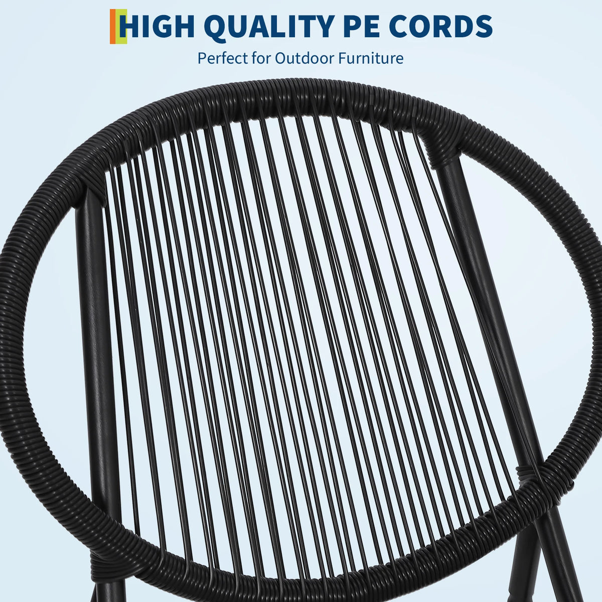 Modern Acapulco Style Woven Rattan Patio Furniture Set