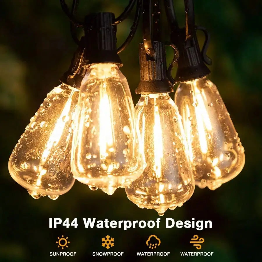 Solar String Lights LED Shatterproof Waterproof Outdoor Garden Patio Decor