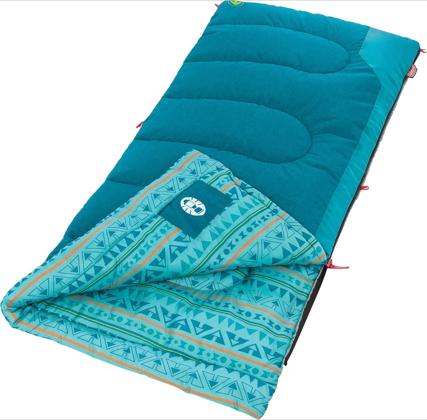 50℉ Glow In Dark Kids Youth Sleeping Bag Fit Kids Under 5ft Washable With Storage Sack For Sleepover Backyard Camping Trip
