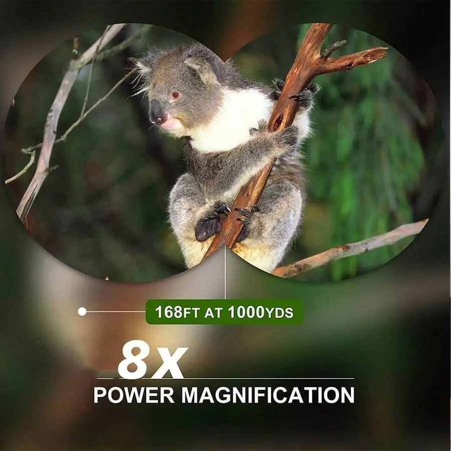 8x40 High Magnification Binoculars, Suitable For Adults, Features Low Light Night Vision, Compact Waterproof, Ideal For