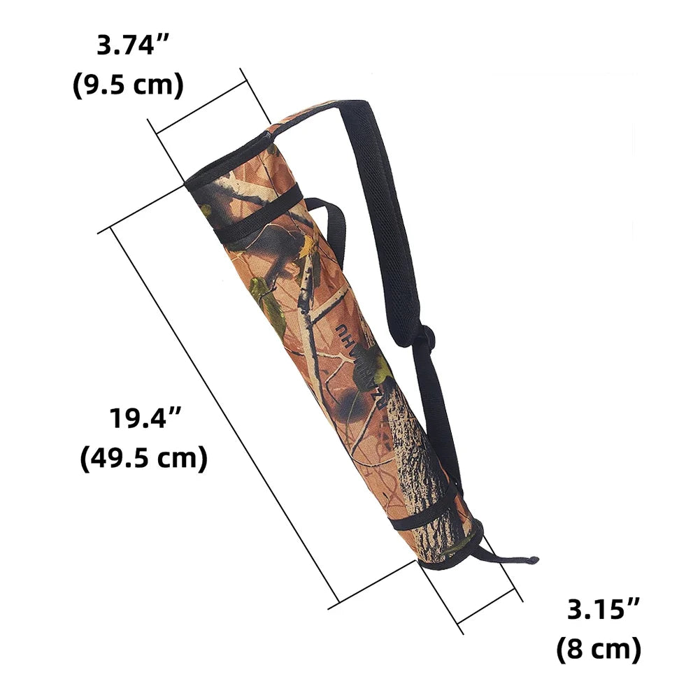 Archery Arrow Quiver Holder Adjustable Waist Carry Bag For Arrows