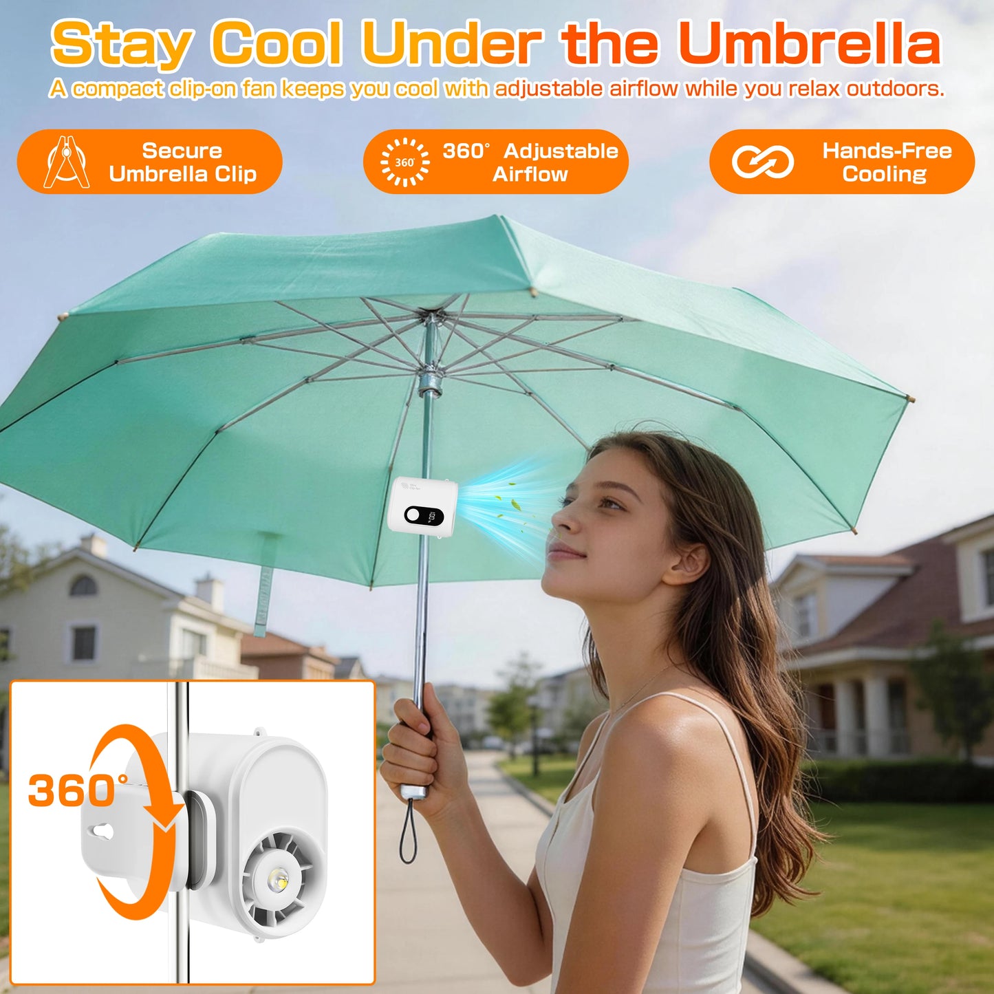 Turbo Fan Summer Hair Dryer Family Outdoors Portable Multipurpose Office Fan Wireless Air Circulators Rechargeable