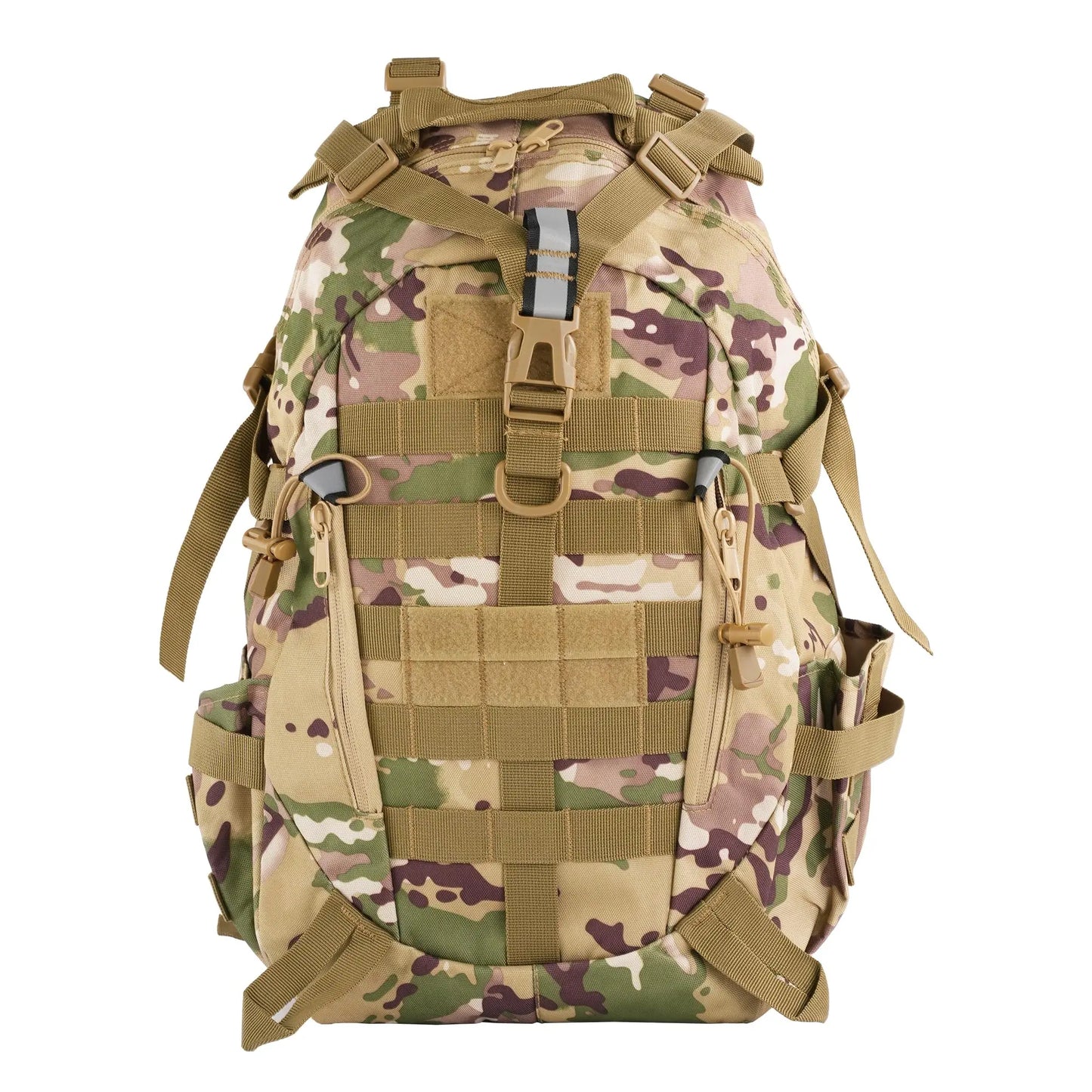 50L Camouflage Tactical Backpack MOLLE Hiking Rucksack Desert Pattern