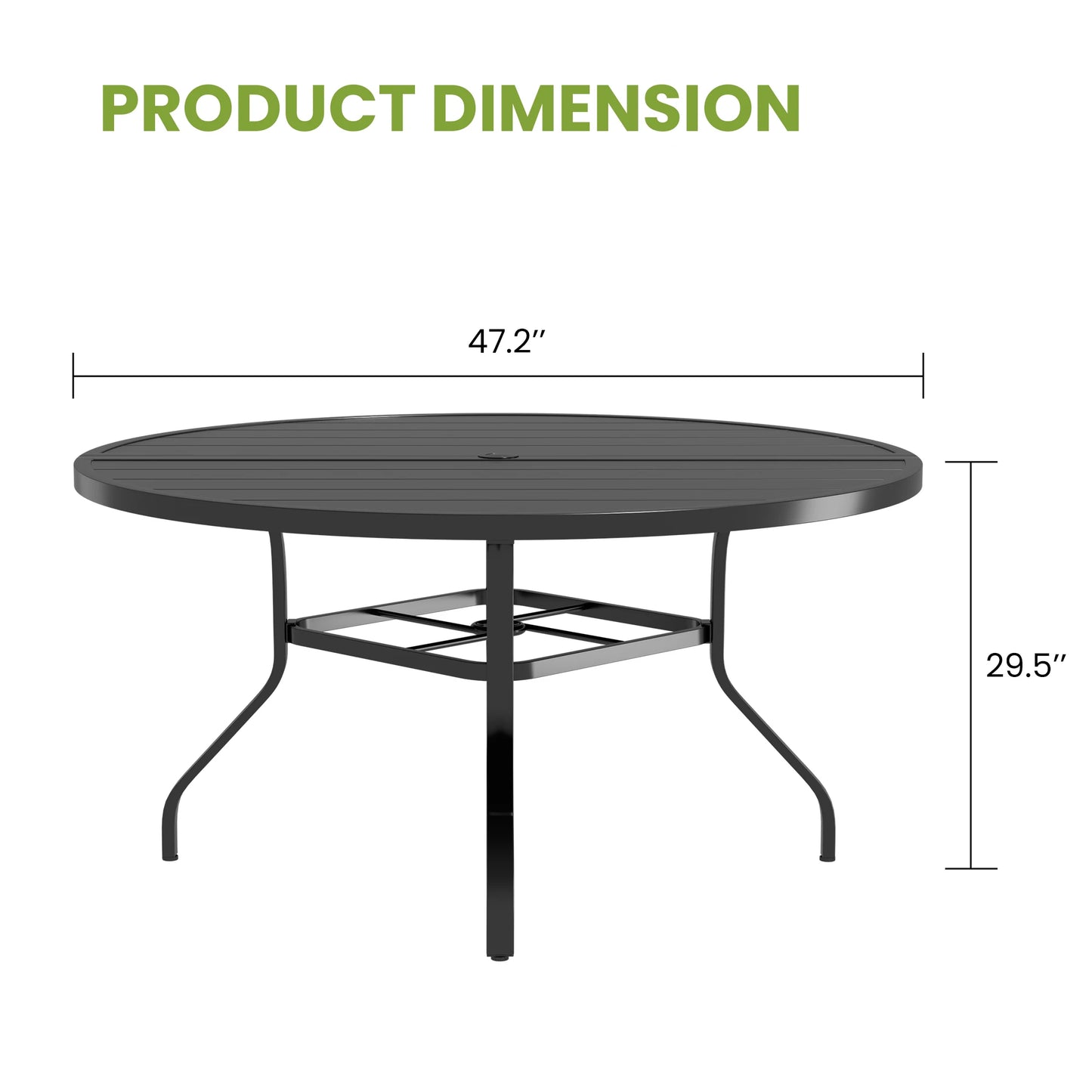 Farini 7 Piece Outdoor Dining Set For Six With Round Table And Chairs
