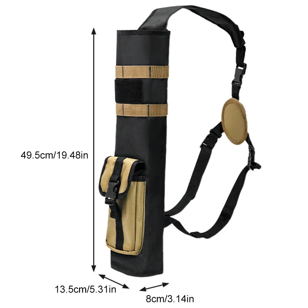 Archery Arrow Quiver Holder Adjustable Waist Carry Bag For Arrows