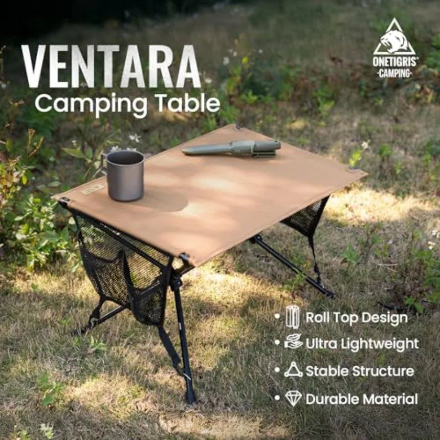 Ultralight Camping Table Foldable Quick Setup 2.4-Lb