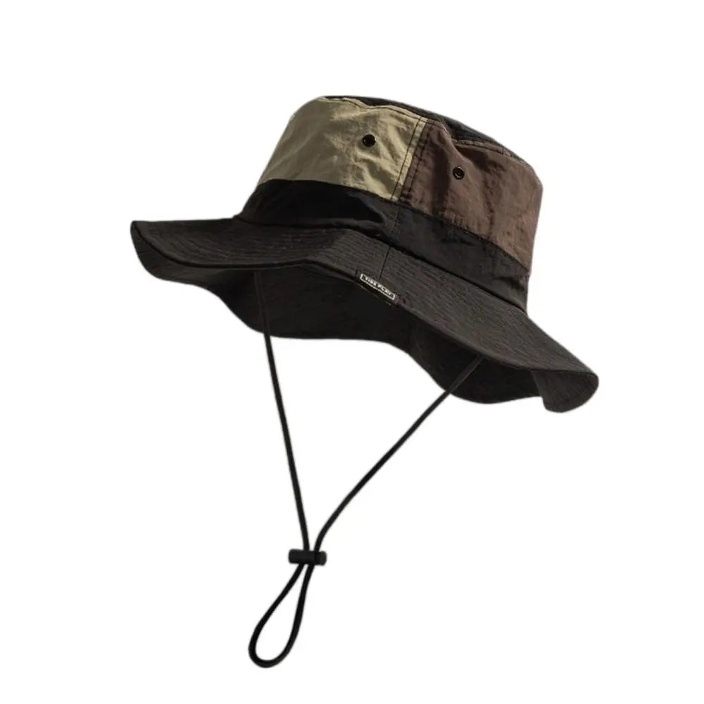 Sun Protection Wide Brim Bucket Hat Quick-dry Summer Man Women Anti-UV Caps Sun Protection Breathable Fisherman Hat Camping