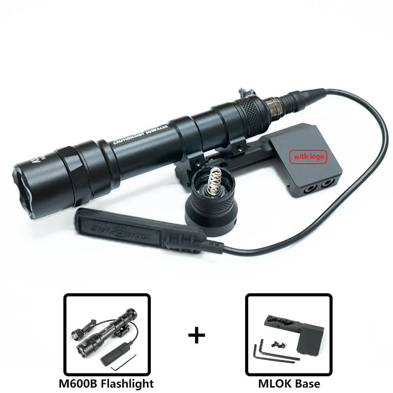 Tactical M300 M60 LED Flashlight for Airsoft with MLOK Mount