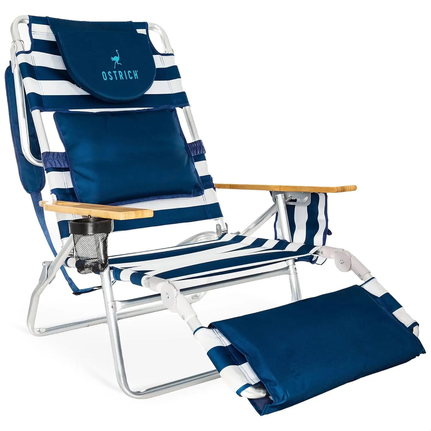 Deluxe 3N1 Reclining Lounge Chair Outdoor Lounger Premium